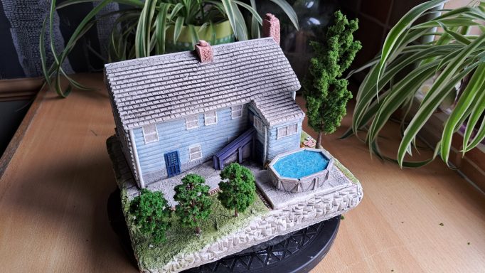 Unique bespoke hand sculpted miniature replica homes and houses