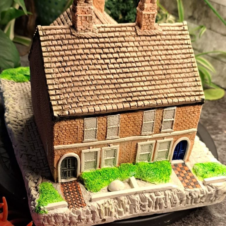 Unique bespoke hand sculpted miniature replica homes and houses and wedding venues