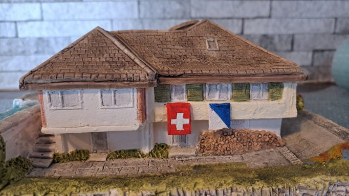 Unique bespoke hand sculpted miniature replica homes and houses