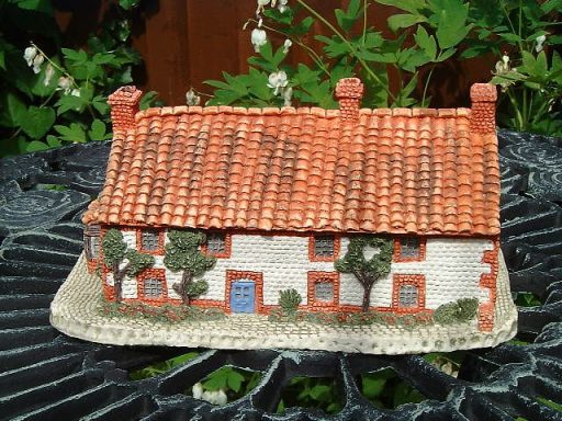 Unique bespoke hand sculpted miniature replica homes and houses