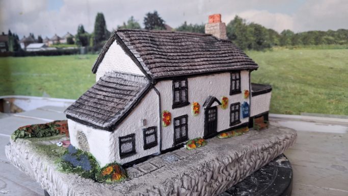 The Mill Inn Wrexham, miniature available to purchase The Mill Inn Wrexham, miniature available to purchase