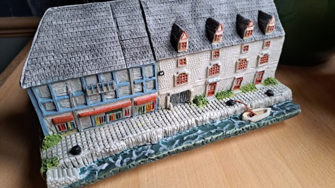 Unique bespoke hand sculpted miniature replica homes and houses