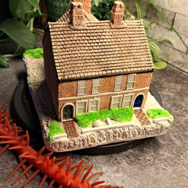 Unique bespoke hand sculpted miniature replica homes and houses