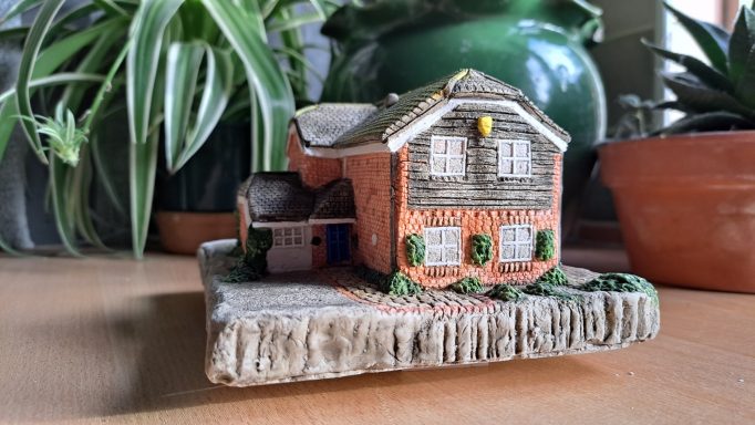 Unique bespoke hand sculpted miniature replica homes and houses