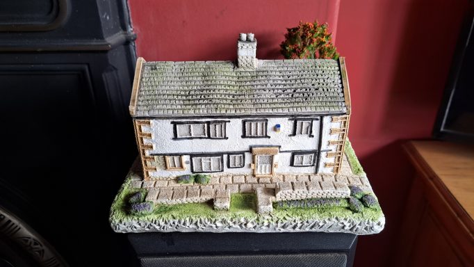 Unique bespoke hand sculpted miniature replica homes and houses