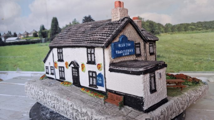 The Mill Inn Wrexham, miniature available to purchase The Mill Inn Wrexham, miniature available to purchase