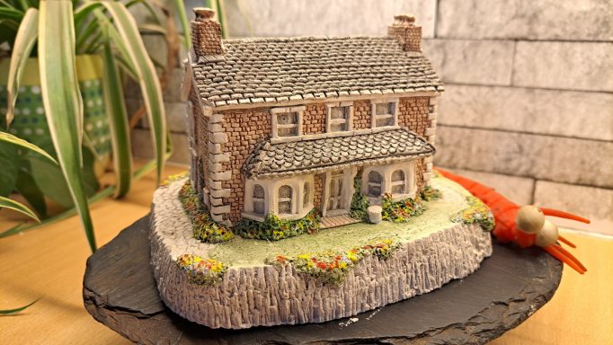Unique bespoke hand sculpted miniature replica homes and houses